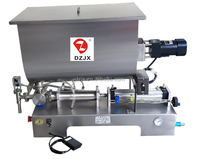 DZJX – pot Semi-automatique en acier inoxydable, pâte de tomate et de curi, liquide, Sauce glacée, désinfectant, mélangeur de remplissage et Machine de mélange