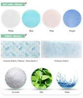 Patchs Adhésifs Médicaux Jetables Rafraîchissants Doux et Longue Durée pour la Peau, Feuille de Menthe Glacée en Gel Polymère Hydrophile pour Soulager la Fièvre