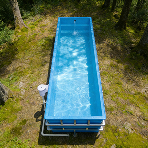 Piscine hors sol en acier, structure modulaire, piscine extérieure personnalisable - Product Image 5