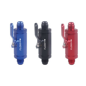 Válvula de Cierre en Línea AN6 3/4 Pulgadas, Control de Flujo de Aceite, Piezas de Modificación Automotriz - Product Image 1