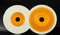 Disques de polissage en laine, tampons de polissage en coton, disques de polissage en feutre pour meuleuse d'angle, pour métal, marbre, verre, céramique