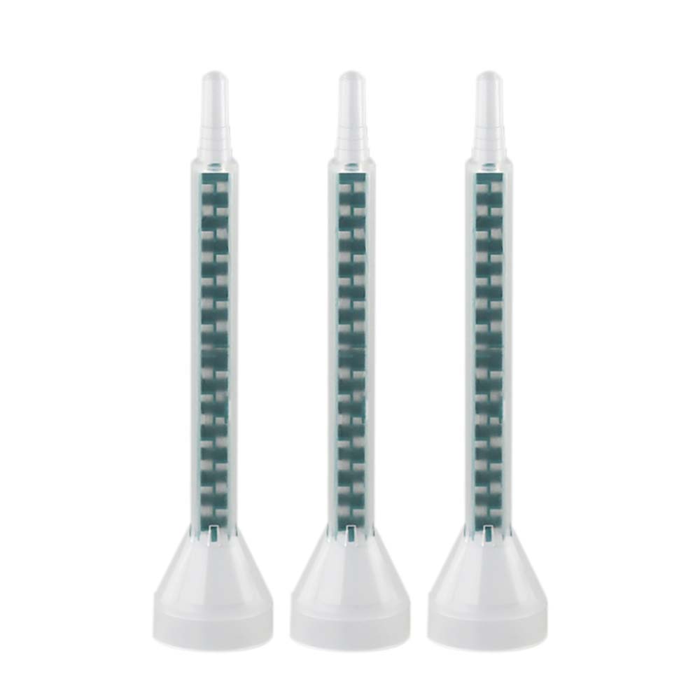 Полимерные статические смесительные сопла Duo Epoxies зеленого прямоугольного 06-16