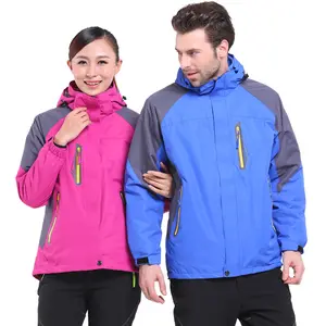 Women's three-in-one authentic couple two-piece jacket outdoor warm and breathable jacket men's mountaineering suit