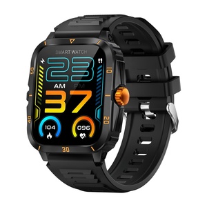 KT71 hommes 3ATM étanche Smartwatch AI Assistant vocal 430mAh longue veille Sports de plein air <span class=keywords><strong>montre</strong></span> intelligente Bt appel carré <span class=keywords><strong>Da</strong></span> <span class=keywords><strong>Fit</strong></span> - Product Image 1