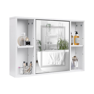 Armadietto a Specchio LED da <span class=keywords><strong>Bagno</strong></span> a Parete con Ripiano Contenitore, Anti-Appannamento e Touch Screen per Bagni Moderni e Hotel (Vendita all'Ingrosso) - Product Image 2