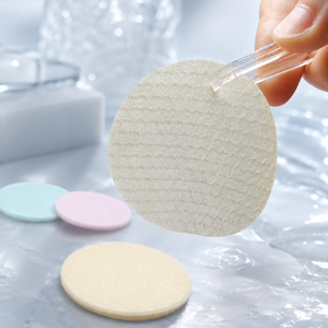 Y528 Gelb-Rosa-Blau Schillernder Eiskühlender Ventilator <span class=keywords><strong>Bingbing</strong></span> Nass-Kompresse Gesichtspflege Stark Wasserabsorbierende Tiefenwasser-Baumwollpads - Product Image 3