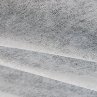 100% polyester non tissé, toucher doux, double point, revêtement PA PES, entoilage