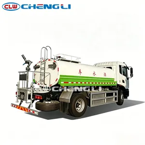 รถบรรทุกฉีดน้ำไฟฟ้า Dongfeng 2 เพลา 11 คิว ยี่ห้อ Catl รุ่น Pure Electric Green สำหรับทำความสะอาดเมืองและสวนสาธารณะ พร้อมการรับประกันนาน - Product Image 5