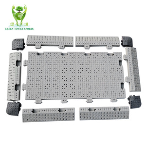 Revêtement de sol en plastique PP à emboîtement pour la protection de l'herbe, protection temporaire de terrasse extérieure, tapis de protection pour événements, dalles de sol - Product Image 2