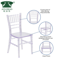 Chaises Chiavari en plastique transparent de taille d'enfants de fête d'événements d'anniversaire pour le mariage