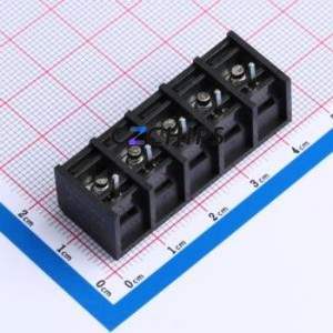 MXHB825-8.25-05P-BK01-Cu-S-A Barrier Terminal Block Through hole,P=8.25mm Connector Three Sides 8.25mm 1x5P Straight Pin - Product Image 2