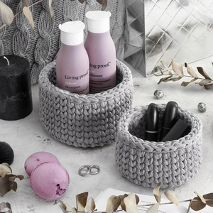 <span class=keywords><strong>Cestas</strong></span> <span class=keywords><strong>de</strong></span> almacenamiento pequeñas <span class=keywords><strong>de</strong></span> ganchillo personalizadas, almacenamiento <span class=keywords><strong>de</strong></span> juguetes para el baño, Decoración <span class=keywords><strong>de</strong></span> casa, regalo pequeño - Product Image 5