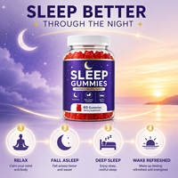 Gummies Sommeil Calme d'Esprit à la Mélatonine Naturelle, Gummies Sommeil Sans Mélatonine, Fabricant en Gros de Marques Privées