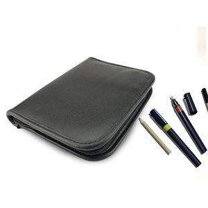 Pu <b>Document</b> Holder Rectangle Zipper Closure Solid Color Office Organizer Passport <b>Wallet</b> Multipurpose Storage Bag - Product Image 4