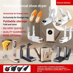<span class=keywords><strong>Séchoir</strong></span> à chaussures électrique intelligent pliable personnalisé avec stérilisation, minuterie portable, pour bottes, gants et chaussettes, machine de séchage électrique étendue - Product Image 1