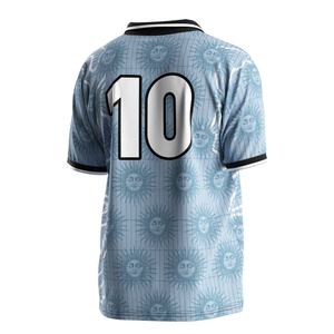 เสื้อฟุตบอลสำหรับผู้ชาย ชุดฝึกซ้อมฟุตบอล เสื้อฝึกซ้อม ชุดยูนิฟอร์ม ลายศิลปะดวงอาทิตย์ ออกแบบโลโก้และหมายเลขได้เอง - Product Image 3