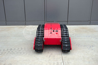 Sasis Robot Pemadam Kebakaran Roda Berat LEOPARD-03, Beban Angkut 4200kg, Boom Artikulasi 15m, Outrigger Hidrolik, Dapat Disesuaikan