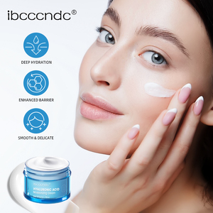 Crème Hydratante Visage à l'Acide Hyaluronique Marque Blanche Hydratation Intense Éclaircissante Blanchissante <span class=keywords><strong>pour</strong></span> Soin Quotidien Réparateur de la Barrière Cutanée - Product Image 2