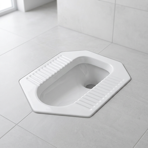 Sartén en cuclillas de cerámica Vistaar Eastern Diamond-WC de porcelana de tamaño perfecto a bajo precio Sanitario - Product Image 1
