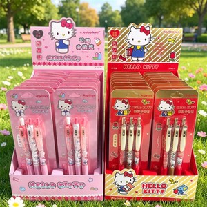 Penna Gel a Pressione in Plastica Originale per Serie Rossa <span class=keywords><strong>e</strong></span> <span class=keywords><strong>Blu</strong></span>, 0,5 mm, Confezione da 3, Penna a Scatto con Design Cartone Animato Carino, Set di <span class=keywords><strong>Penne</strong></span> per Scrittura - Product Image 1