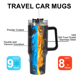 Christmas Custom <strong>Logo</strong> 40oz Eco-friendly Stainless Steel Tumblers <strong>Car</strong> Tumbler Coffee <strong>Mug</strong> With Handle - Product Image 3
