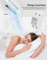 Medidor de Energía Inteligente WiFi, Control Remoto por Aplicación Tuya/Smart Life, Interruptor de Medición Inteligente WiFi Monofásico para Riel DIN