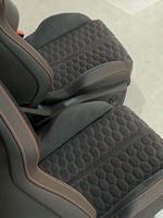 Auto-Zubehör RS6 RS7 Sportsitze Carbon-Faser Schalensitze Rennsport-Sitz Maßgefertigtes Leder für Audi A3 A4 A5 A6 A7 A8 Q3 Q5 Q7
