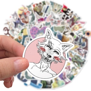 <span class=keywords><strong>Beastars</strong></span> สติกเกอร์ลายการ์ตูนอนิเมะสำหรับเด็ก50ชิ้นสติกเกอร์กราฟฟิตีไวนิลรูปกีตาร์กระเป๋าแล็ปท็อป - Product Image 4