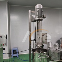 Mélangeur pour savon shampoing liquide 100L 200L 300L en acier inoxydable 316 Homogénéisateur Petit réservoir de mélange mélangeur amovible à haut cisaillement