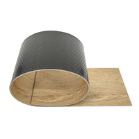 Revêtement de sol vinyle SPC discontinué pour intérieur, dalles auto-adhésives Marley pour piste de danse de mariage, système clic, design graphique