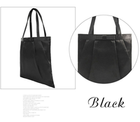 Sac fourre-tout en satin de qualité supérieure noir blanc large sacs à provisions réutilisables écologiques pochette à cordon en gros en vrac personnalisable