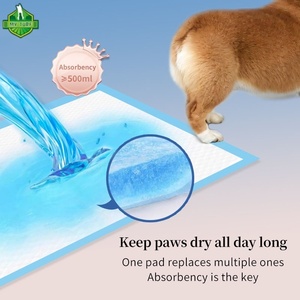 Vente directe d'usine petites commandes bienvenue coussin de dressage de <span class=keywords><strong>chien</strong></span> à séchage rapide pour une utilisation intérieure et extérieure coussin de pipi jetable pour animaux de compagnie - Product Image 2