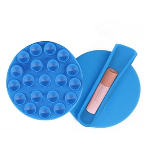 Manufacturer Custom Design Silicone Lipstick Lipgloss Holder Flexible Lipstick Lip Gloss Holder With <b>Suction</b> Cup for Phone - Product Image 2