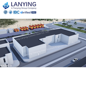 Thiết kế hiện đại kết cấu thép không thường xuyên Mall/ Supper marke/tòa nhà văn phòng/kho lớn span với Glass Curtain Wall - Product Image 5