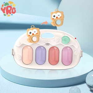 Tappetino Attività Multifunzione 6 in <span class=keywords><strong>1</strong></span> Yrb Baby con Pianoforte a Pedali, Musica e Luci, Girello per Bambini - Product Image 5