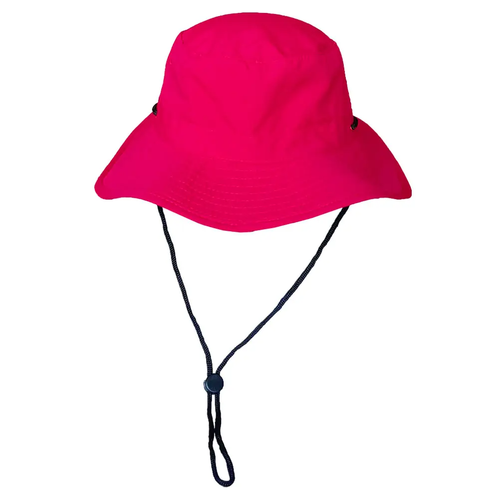 Vente en gros Chapeau boonie de pêche à l'épreuve du soleil avec logo brodé imprimé personnalisé en nylon pour l'extérieur