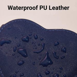 Multifunctional <b>Heart</b>-<b>Shaped</b> Travel Jewelry <b>Box</b>-PU Leather Velvet-Lined Organizer Case Portable Lightweight Jewelry Bags - Product Image 3