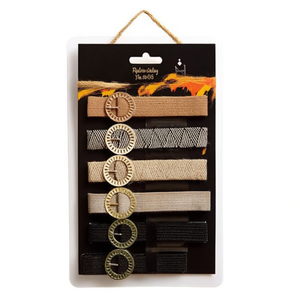 Cintura Angelina con fibbia rotonda in metallo da 5 cm, in tessuto PP effetto erba, stile bohémien, per donna - Product Image 3