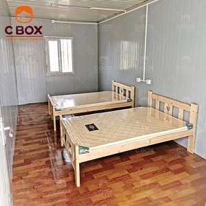 Cbox Vente en gros de bâtiments préfabriqués de 20 pieds, détachables, dortoirs mobiles, bâtiments à 2 étages, bureaux de chantier avec toilettes, maison modulaire en conteneur - Product Image 5