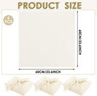 Tissu d'emballage Furoshiki en coton réutilisable et durable avec motif imprimé pour la décoration de mariage, les fêtes, les loisirs créatifs - Style japonais et coréen