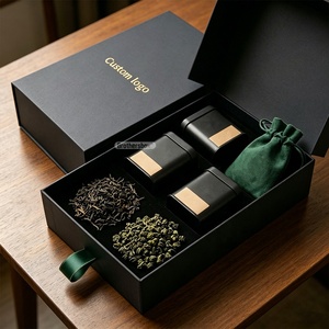Caja de Regalo de Té <span class=keywords><strong>para</strong></span> <span class=keywords><strong>el</strong></span> Día <span class=keywords><strong>del</strong></span> <span class=keywords><strong>Padre</strong></span> <span class=keywords><strong>con</strong></span> Logotipo Personalizado, Ecológica y Reciclada, Caja de Embalaje Magnética de Alta Gama <span class=keywords><strong>con</strong></span> Tapa Abatible e Inserto - Product Image 3