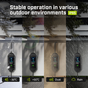 Ac loại 2 xách tay EV sạc tùy chỉnh NEMA 5-50 cắm 40A 3.6kW-22Kw cấp iec62196 j1772 Trạm Sạc New 7kW Công suất đầu ra - Product Image 3