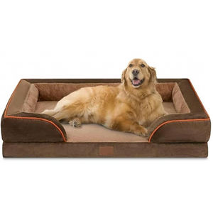 Moderne Stijl Pluche Groot Huisdierenbed Mode Afneembaar Wasbaar Orthopedisch Hondenbed Met Verschillende Maten - Product Image 1