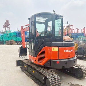 Excavadora Mini Usada Hitachi ZX50U-2 de 5 Toneladas, Original de Japón, con Cucharón Estándar, Bomba Hidráulica, para Jardín, Construcción Urbana y en Espacios Reducidos - Product Image 3