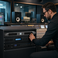 Amplificateur de puissance numérique de classe D 4 canaux 3000W SiC, amplificateur audio professionnel haute puissance pour enceintes PA et caissons de basses