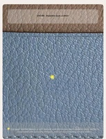 Portefeuille de poche en cuir ultra fin Eposm, design original, en cuir de vachette, porte-cartes court