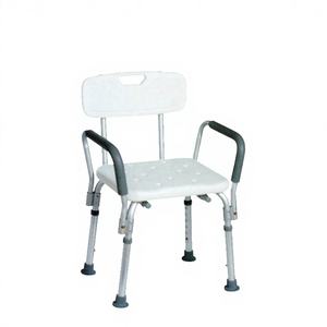 Nuevo diseño Health Medical Hospital Asiento de ducha de altura ajustable Silla de ducha de aluminio - Product Image 1