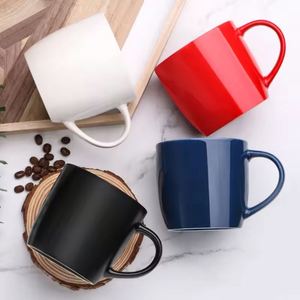 Taza de Cerámica con Logotipo Personalizado, Taza de Café y Té con Tapa, Vajilla Blanca, Impresión Publicitaria, Regalo al por Mayor - Product Image 3