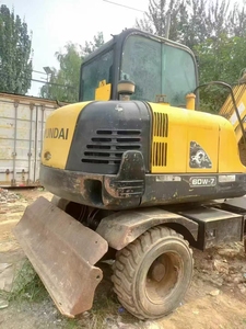 Miniexcavadora Hyundai Usada, Excavadora de Ruedas Hyundai 60W-7 a Bajo Precio, Excavadora Hidráulica Hyundai 60W-7 Usada - Product Image 2