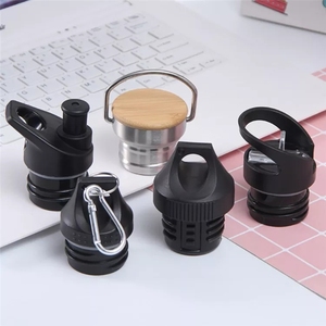 グラデーションカラー304ステンレス鋼真空カップフラスコスポーツウォーターボトルハンドル付き - Product Image 5